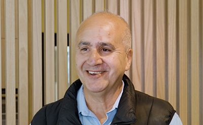 A man smiling