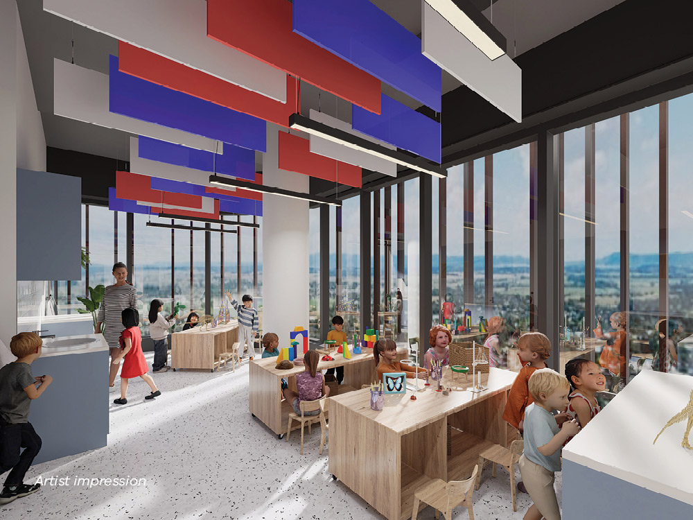 artist impression of a childcare centre