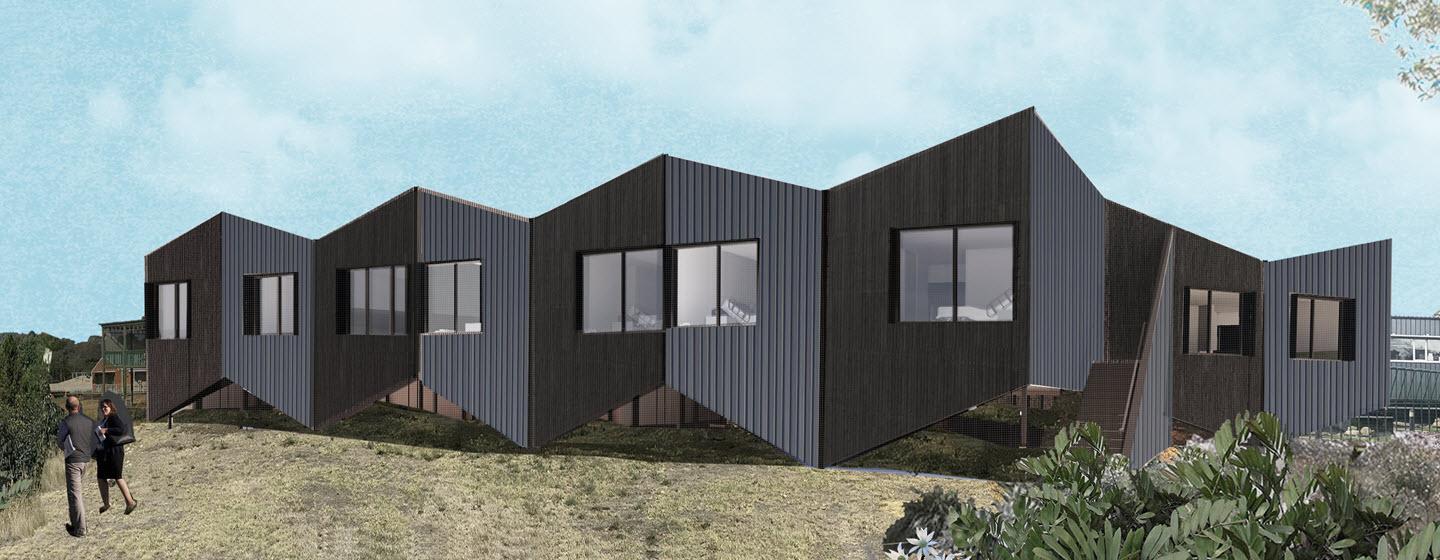 External artist's impression of Creswick Nursing Home. Designed by Blight, Blight and Blight.