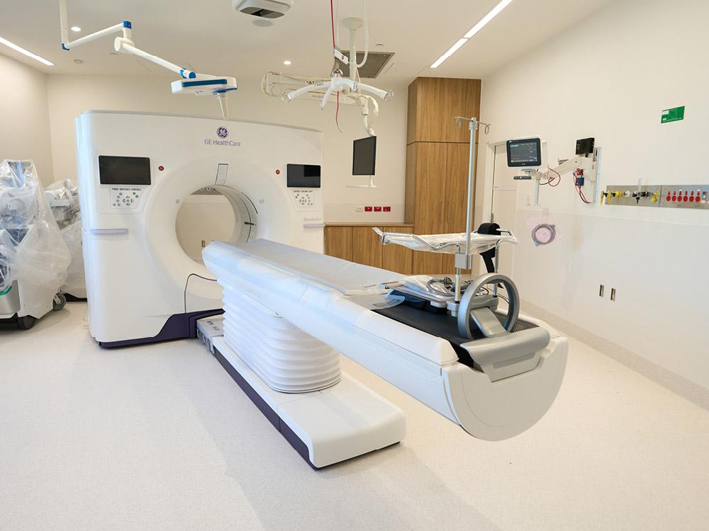 medical imaging space at a hospital