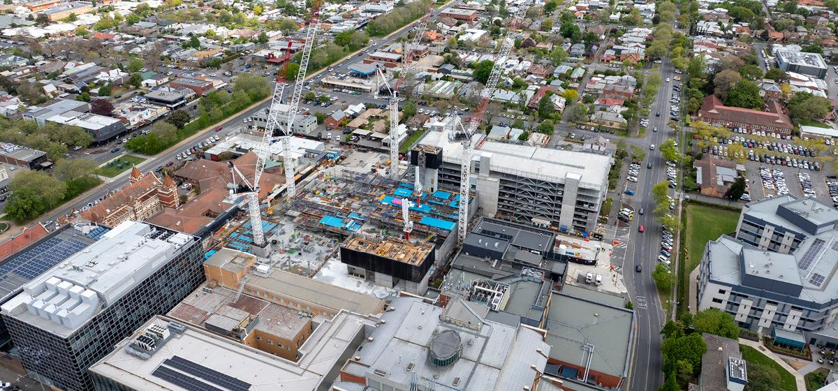 construction site from above