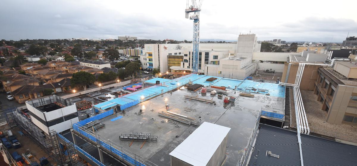 Monash Medical Centre building site