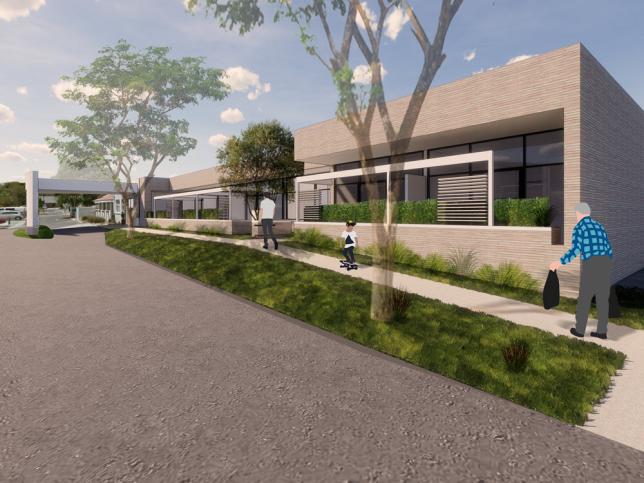 Artist’s impression of the exterior of Barrabill House