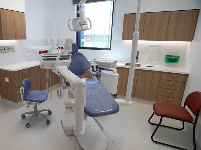 Light and bright dental space