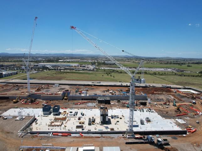 construction site from above