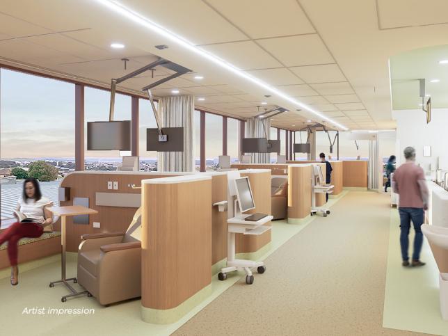 artist impression renal dialysis space