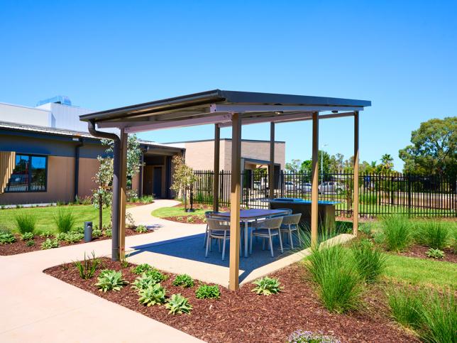 Inviting shaded area