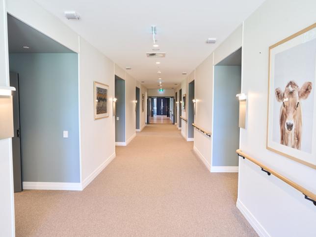 calm spacious corridors