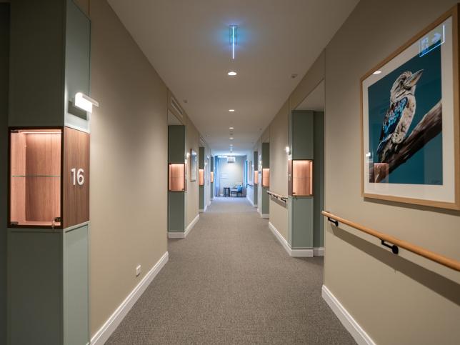 spacious welcoming hallway