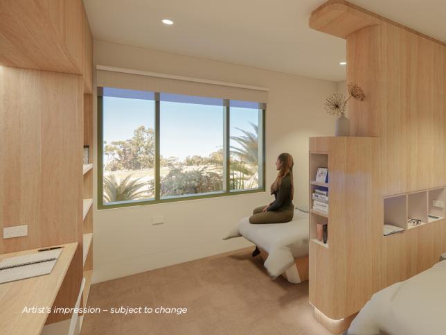 Artist impression bedroom suite