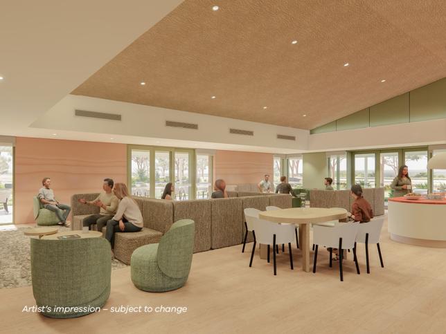 artist impression lounge space