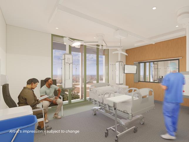 An artist impression of an ICU