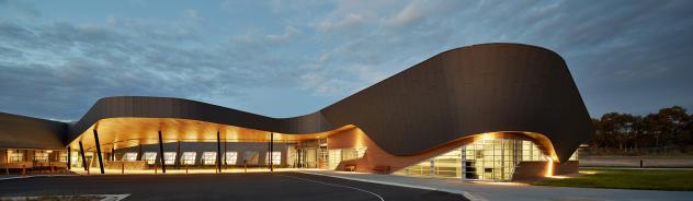 External facade of Kyneton Ambulatory Centre. Designed by Lyons.