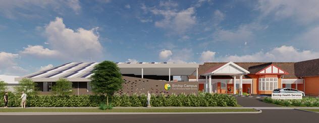 Artist’s impression of the Birchip Campus redevelopment – front view