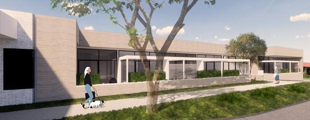 Artist's impression of the exterior of Barrabill House