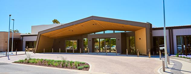 modern front entrance